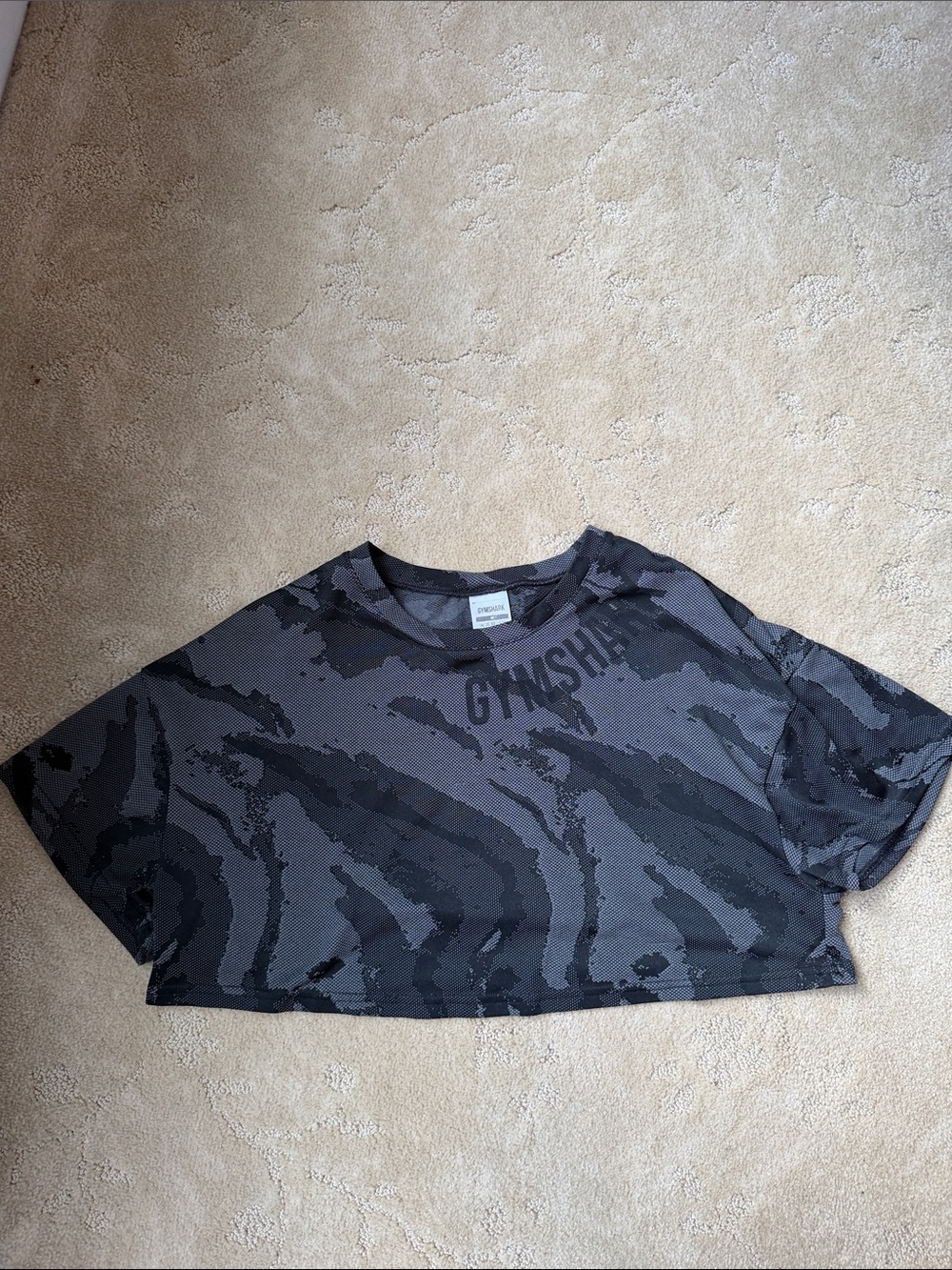 Gymshark Camo Crop Top